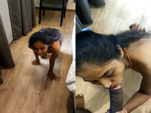 Indian slave girl sucking big dick master